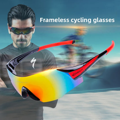 Riding UV-protective sunglasses