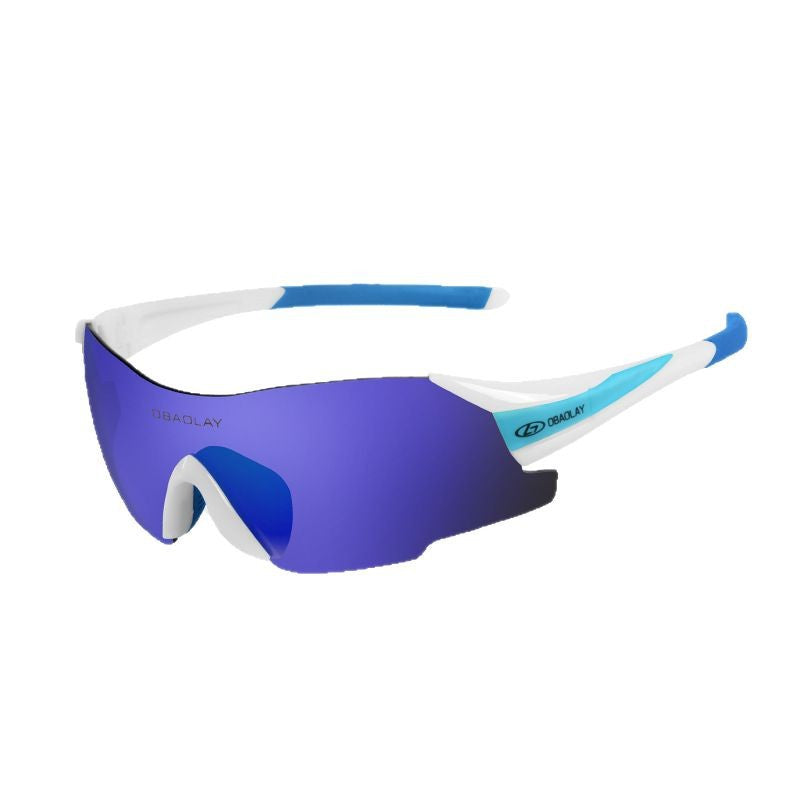 Riding UV-protective sunglasses