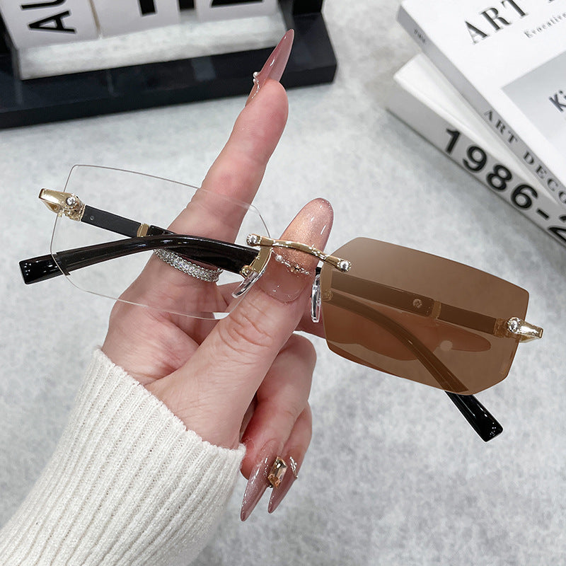 Rimless Fashion Sunglasses