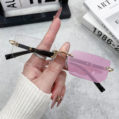 Rimless Fashion Sunglasses