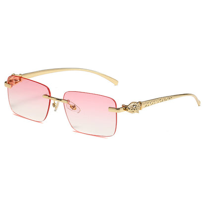 Rimless sunglasses