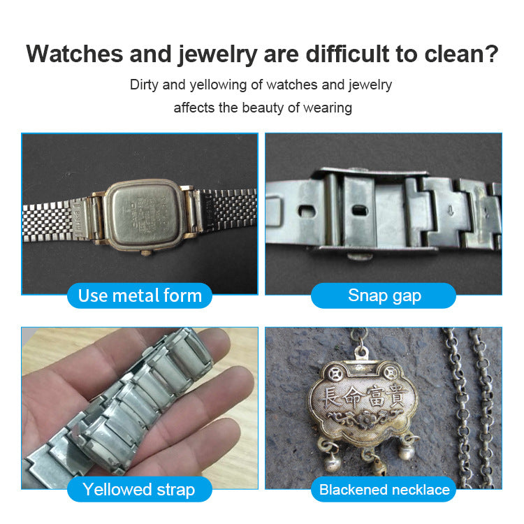 Ring and necklace brightening cleaner, multi-purpose cleaner