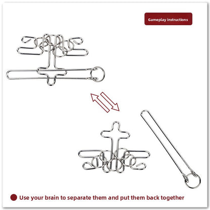 Ring-Release Puzzle Toy