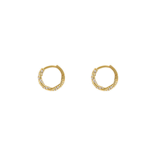Ring Zircon Earrings
