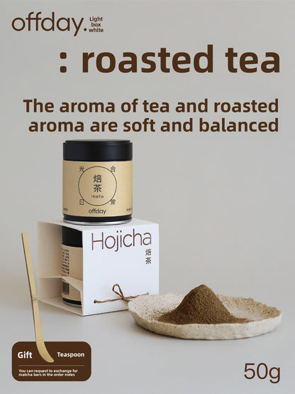 Roasted green tea powder