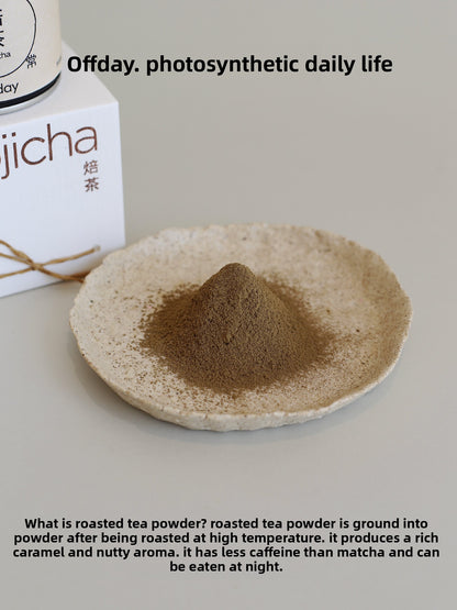Roasted green tea powder