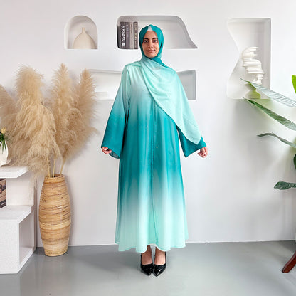 Robe Lining Headscarf Three-Piece Set
