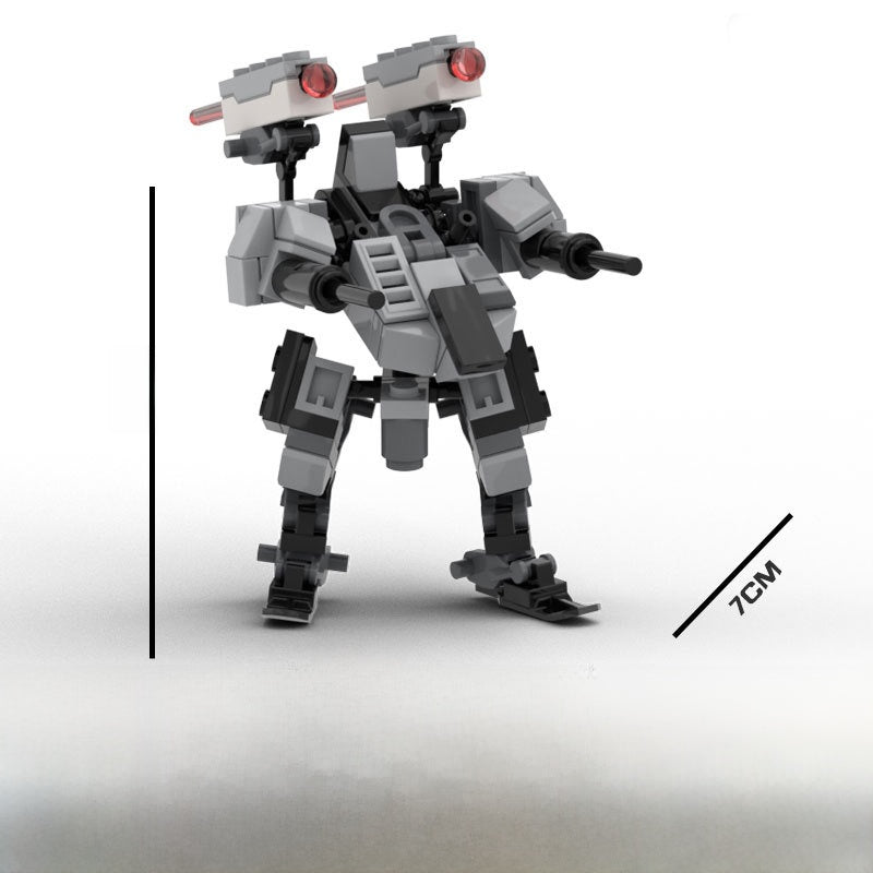 Robot dog fighter model assembled toy