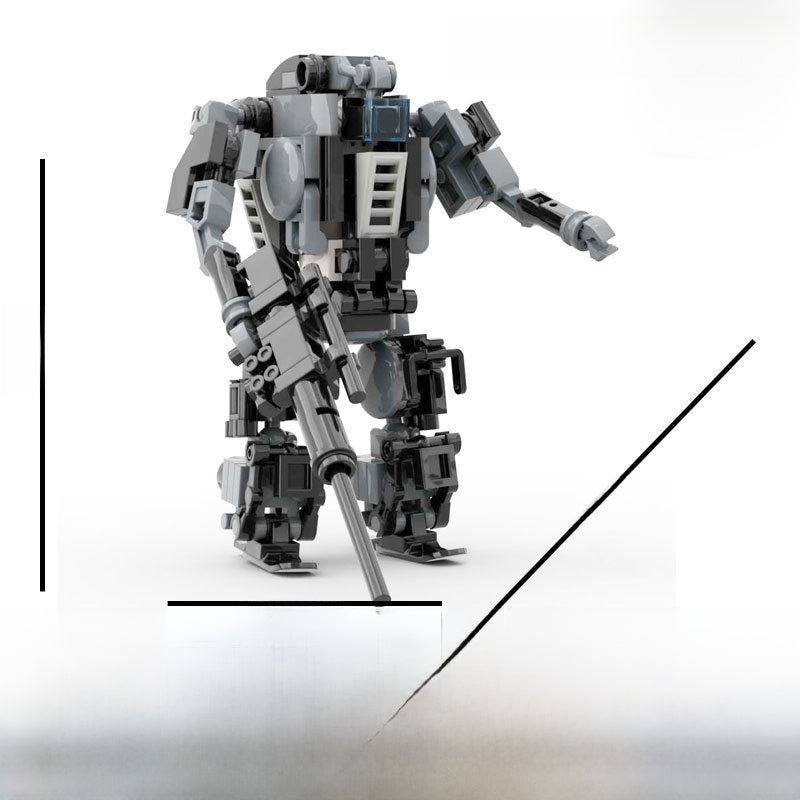 Robot dog fighter model assembled toy