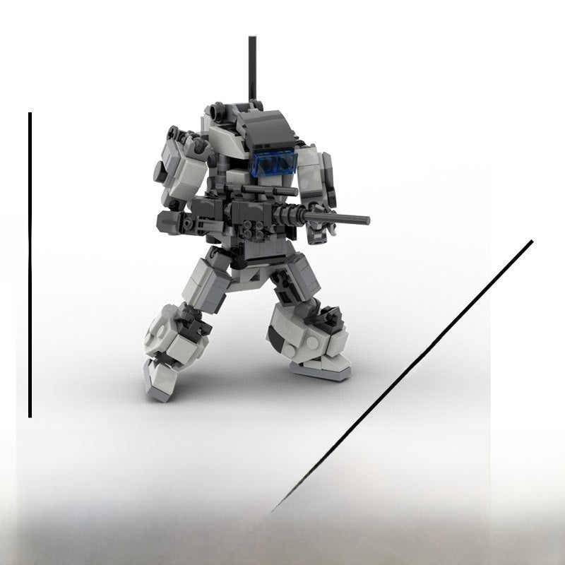 Robot dog fighter model assembled toy