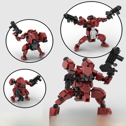 Robot dog fighter model assembled toy