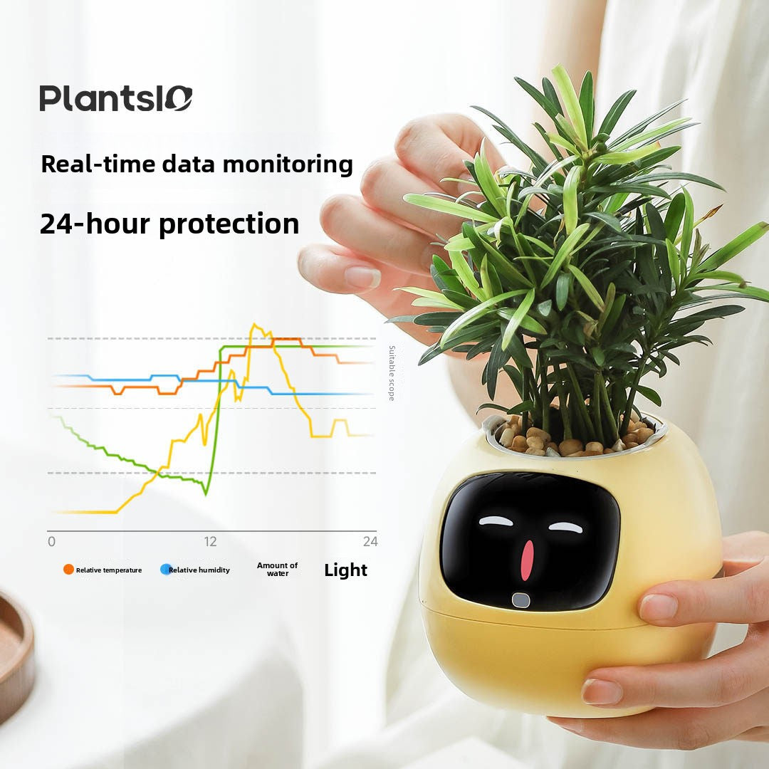 Robot flower pot