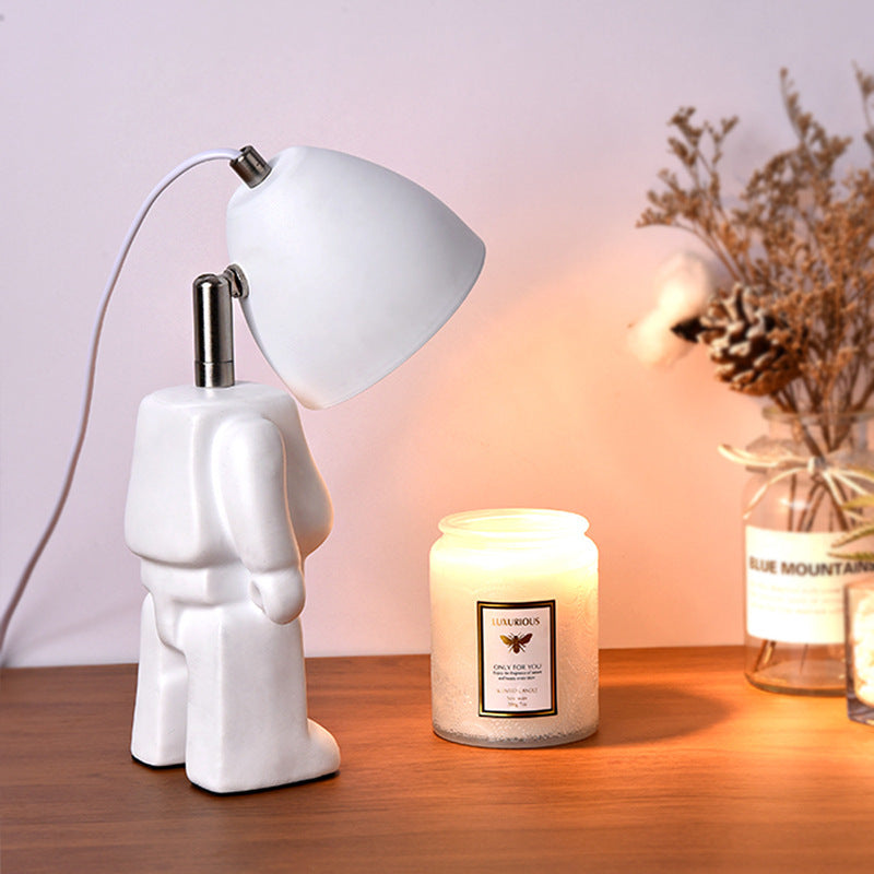 Robot Wax Melting Lamp with Dimmable Light