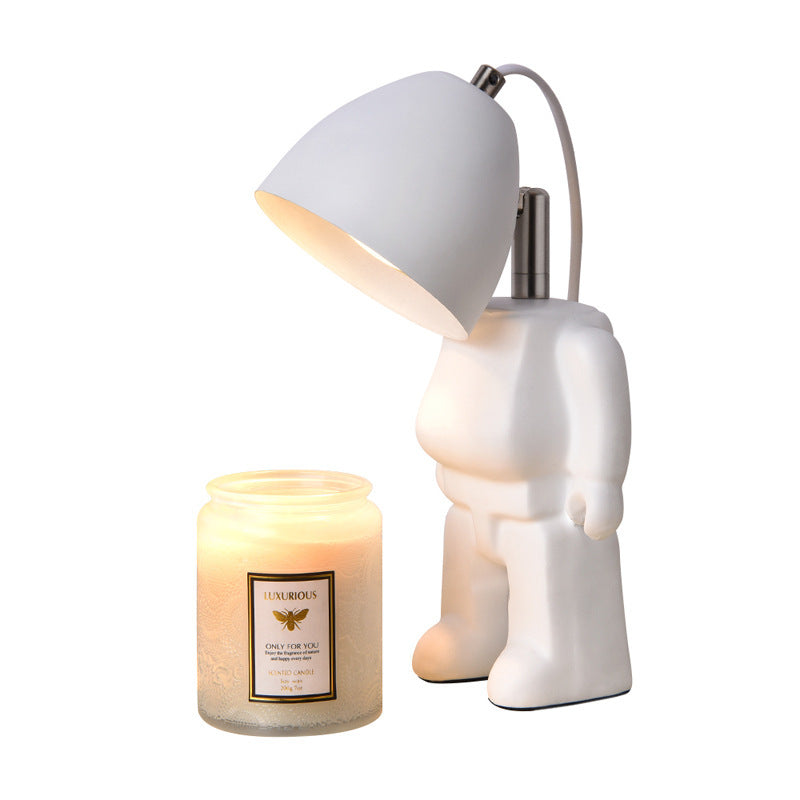 Robot Wax Melting Lamp with Dimmable Light
