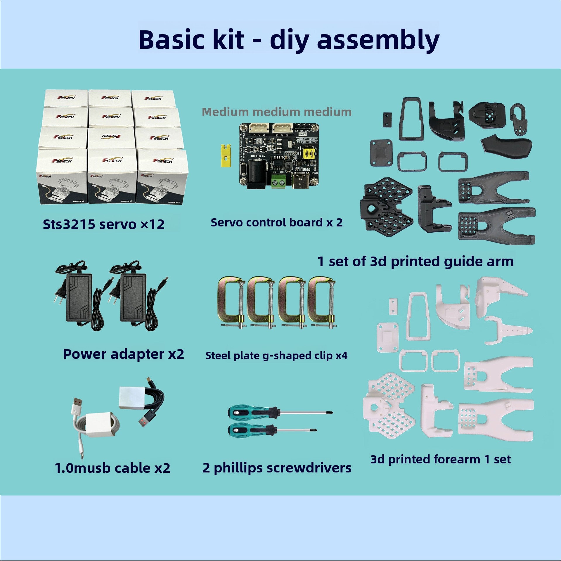 Robotic arm kit