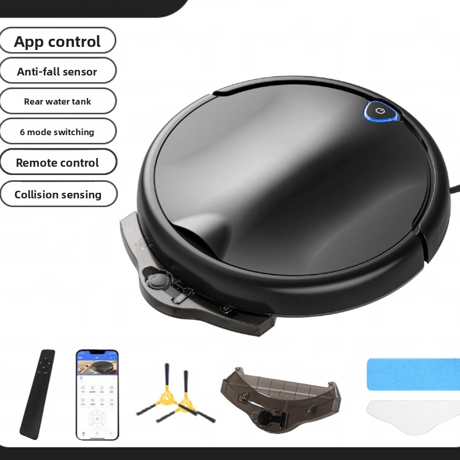 Robotic Floor Cleaner with APP Control and Water Tank