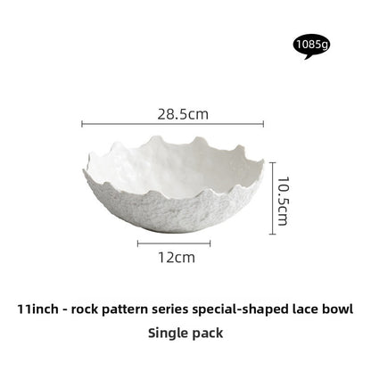 Rock Pattern Ceramic Bowl