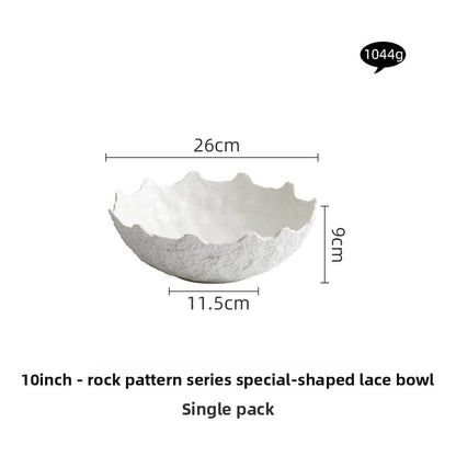 Rock Pattern Ceramic Bowl