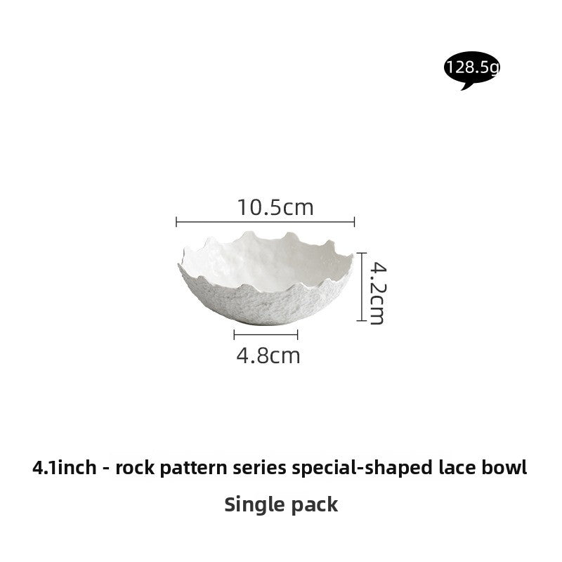 Rock Pattern Ceramic Bowl