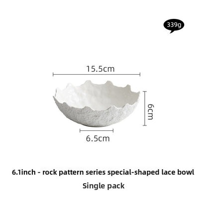 Rock Pattern Ceramic Bowl