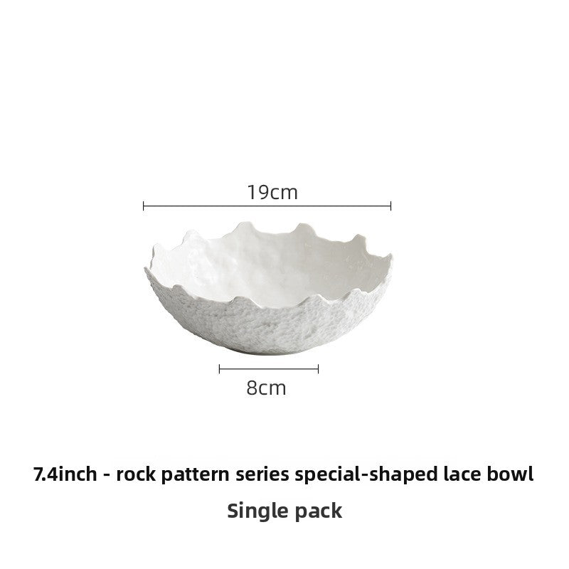 Rock Pattern Ceramic Bowl
