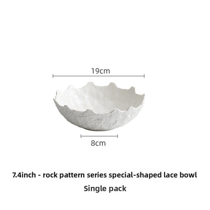 Rock Pattern Ceramic Bowl