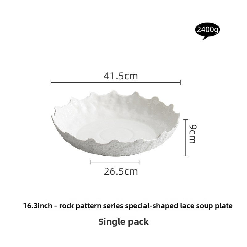 Rock Pattern Ceramic Bowl