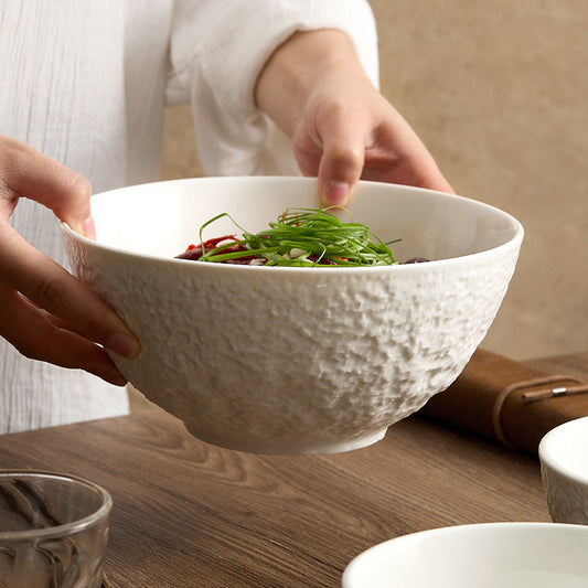 Rock Pattern Ceramic Bowls