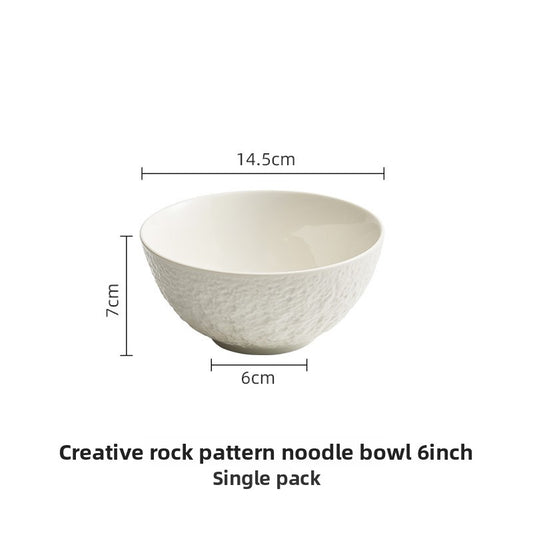 Rock Pattern Ceramic Bowls