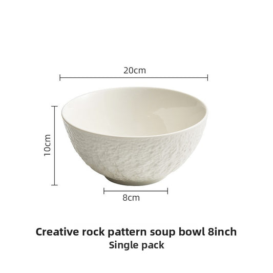 Rock Pattern Ceramic Bowls