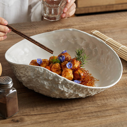 Rock Pattern Ceramic Plates