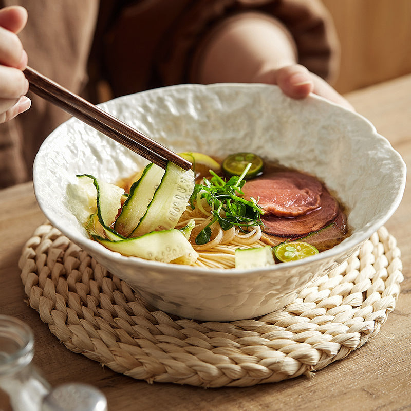 Rock Pattern Ceramic Serving Bowl