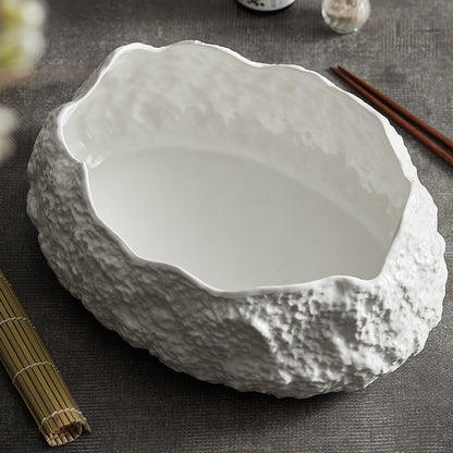 Rock Pattern Ceramic Serving Plate