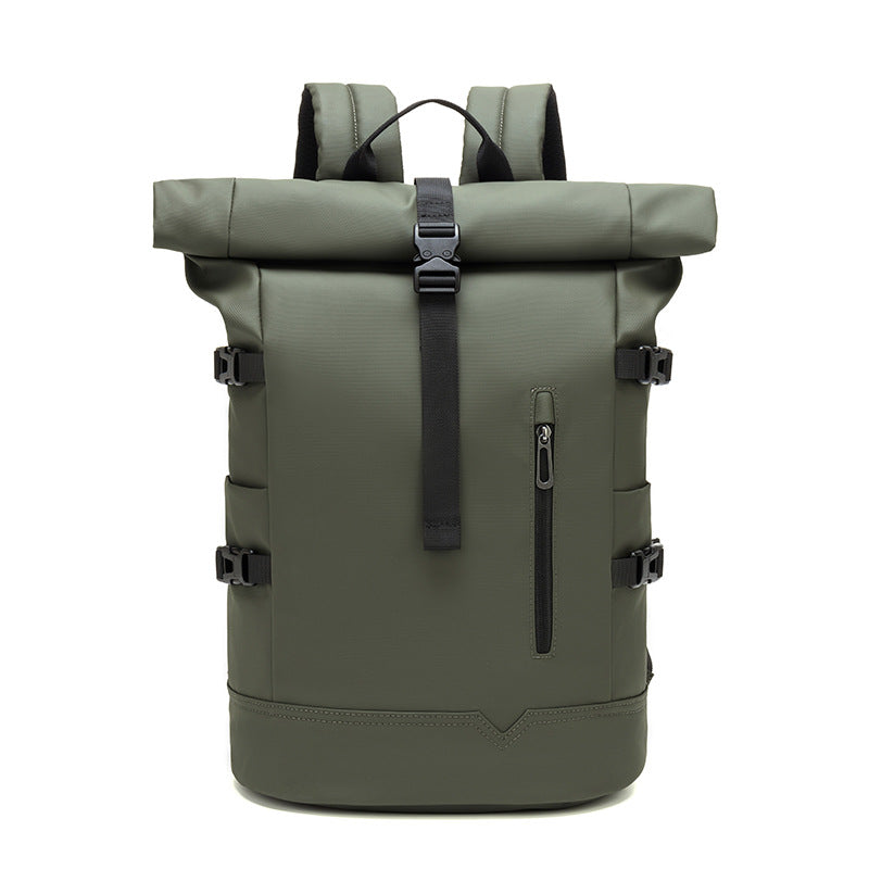 Roll Top Backpack Large Capacity Travel Bag