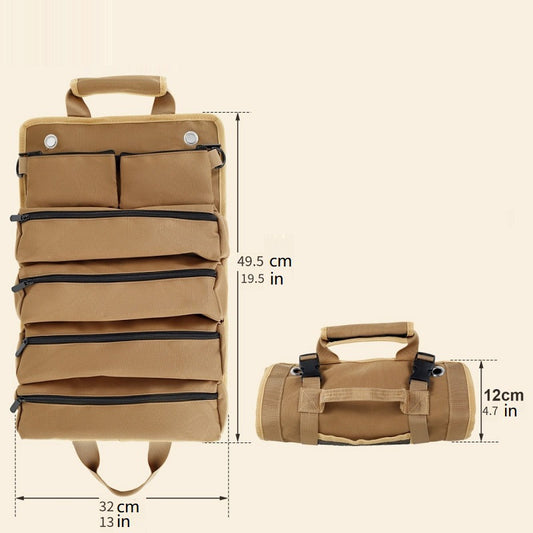 Roll-Type Electrician Tool Bag Oxford Cloth Portable