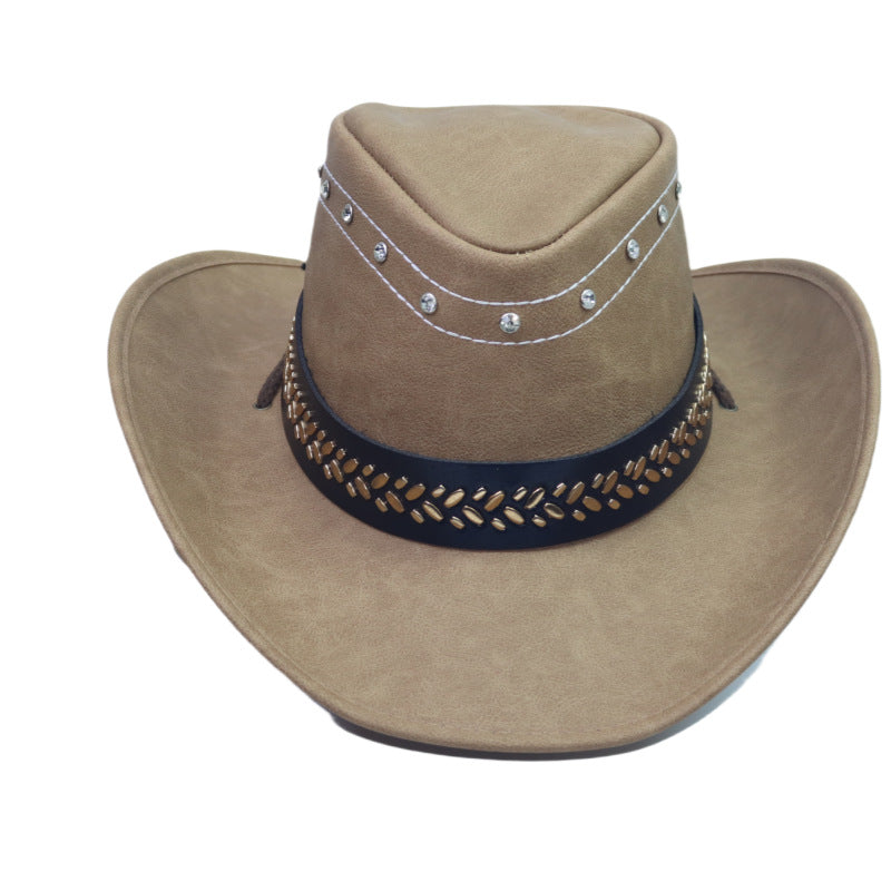Roll-up Brim Western Sun Hat