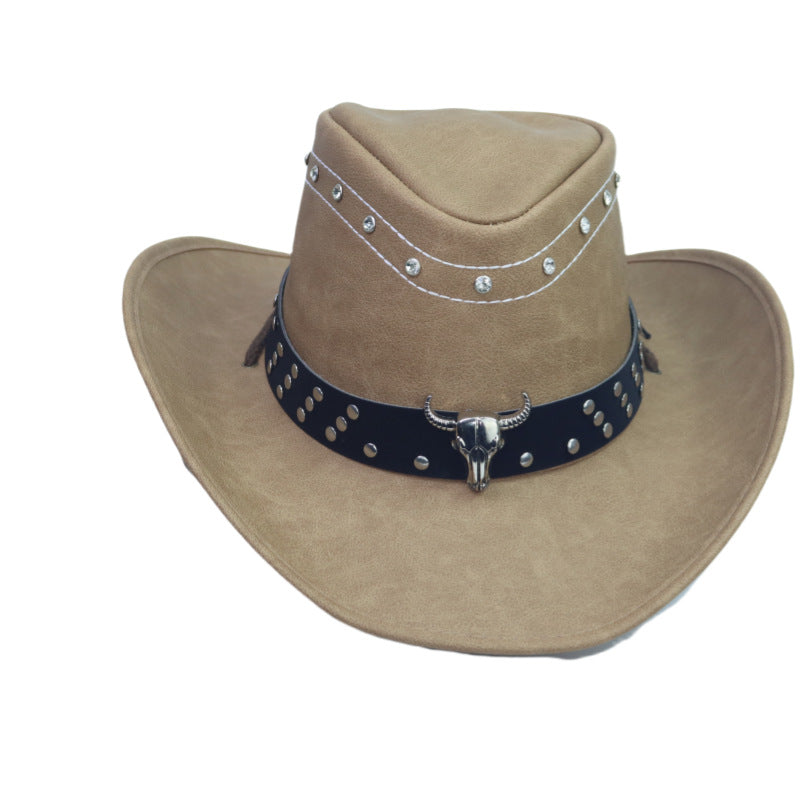Roll-up Brim Western Sun Hat