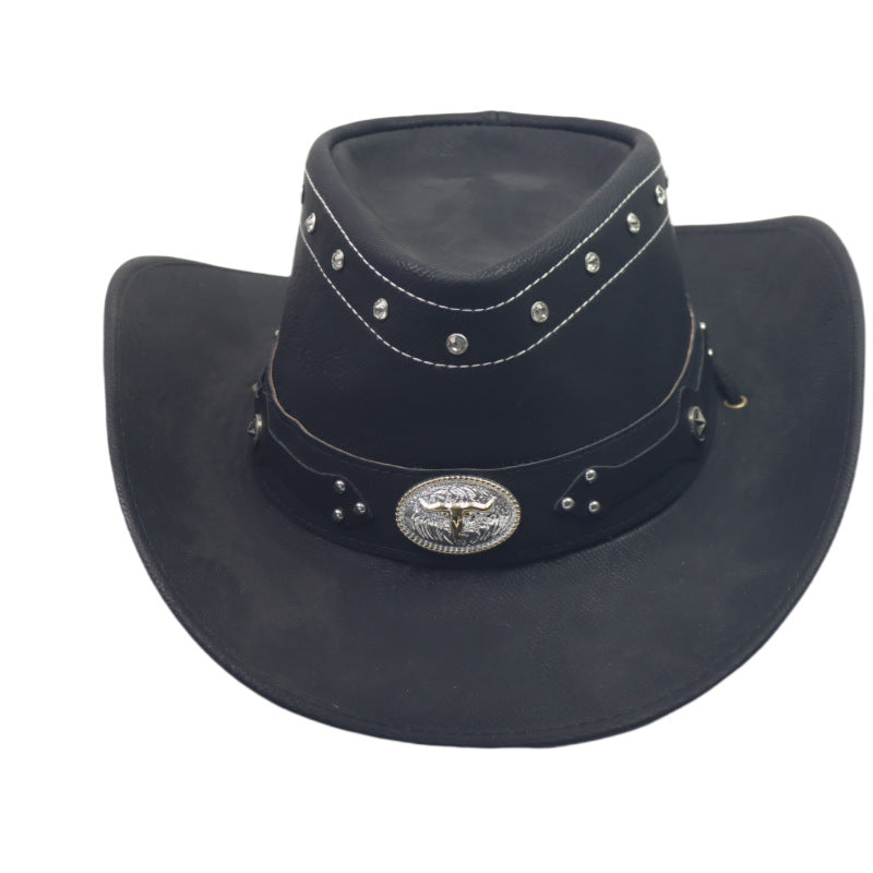 Roll-up Brim Western Sun Hat