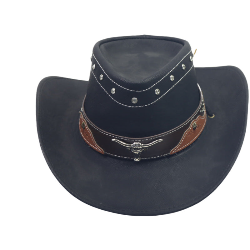 Roll-up Brim Western Sun Hat