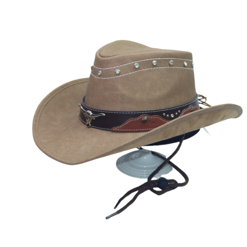 Roll-up Brim Western Sun Hat