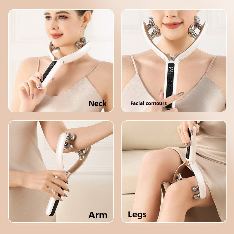 Roller Beauty Massager with Micro-current EMS