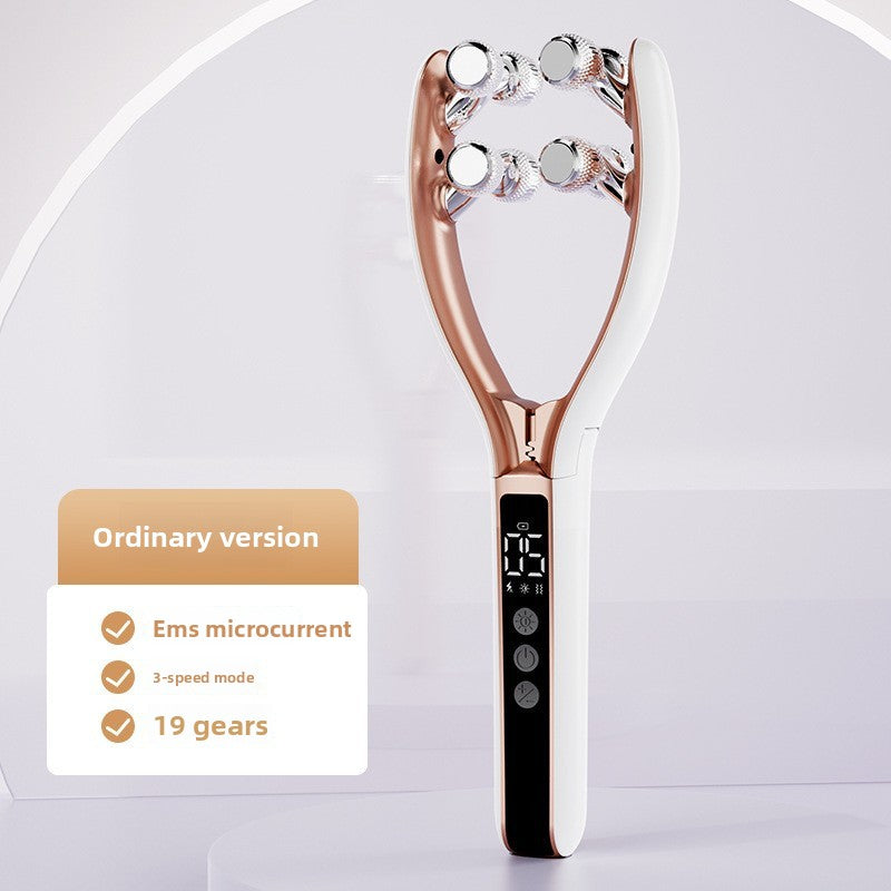 Roller Beauty Massager with Micro-current EMS