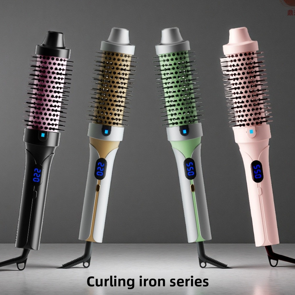 Roller Curling Iron with Negative Ion Technology and Temperature Control