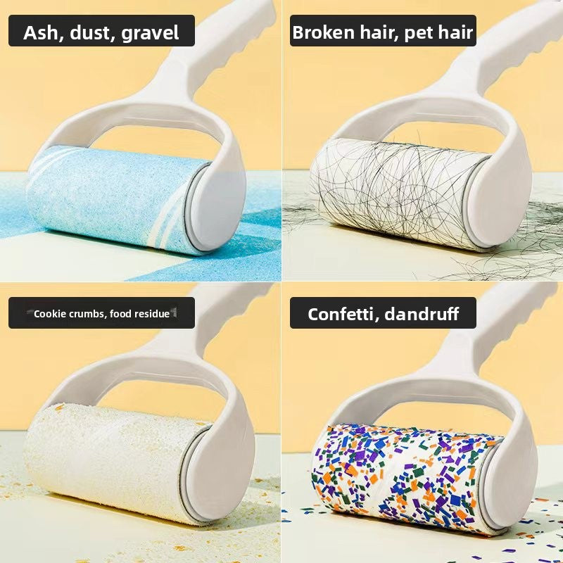 Roller sticky hair tearable