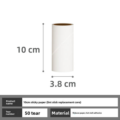 Roller sticky hair tearable