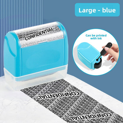 Roller-type security seal random code privacy seal original seal oil express daub pen anti-leak cover information