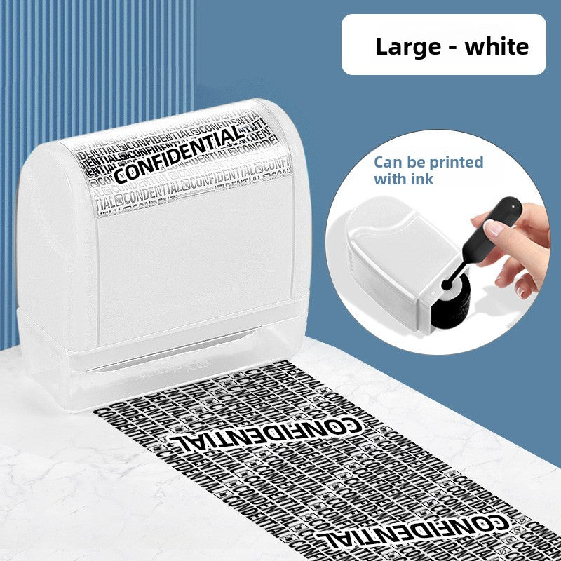 Roller-type security seal random code privacy seal original seal oil express daub pen anti-leak cover information