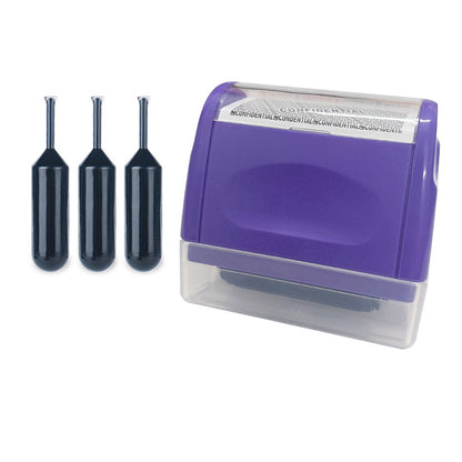 Roller-type security seal random code privacy seal original seal oil express daub pen anti-leak cover information