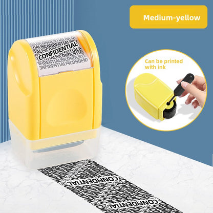 Roller-type security seal random code privacy seal original seal oil express daub pen anti-leak cover information