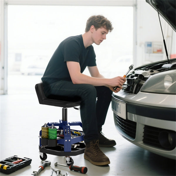 Rolling Creeper Garage Stool